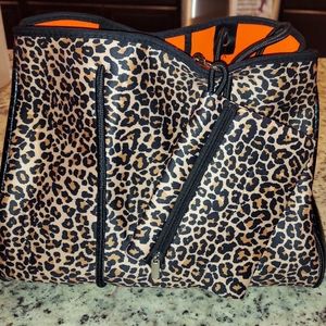 Leopard Neoprene Bag Set